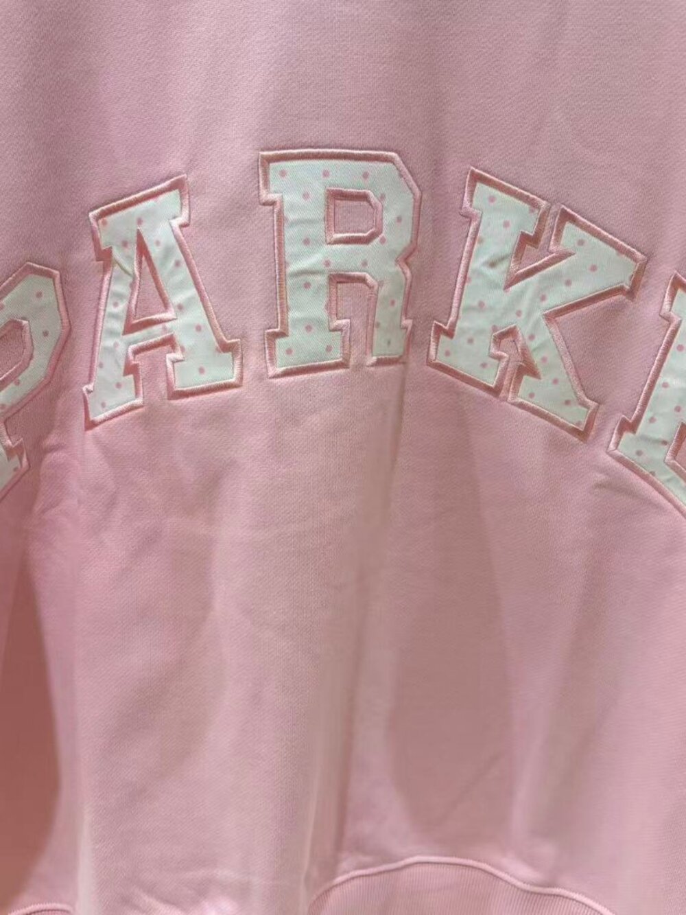Parke Brand Pink Mock Neck Sweatshirt - Picture 3 of 9